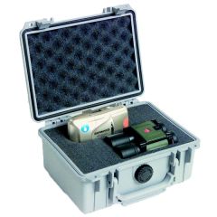 Peli 1150 Case met plukschuim zilver