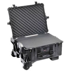 Peli 1610M Trolley Case (Mobility) met plukschuim zwart