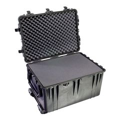 Peli 1660 Trolley Case met plukschuim zwart