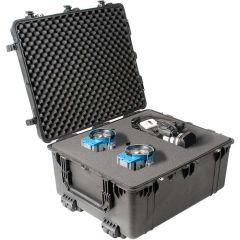 Peli trolley Case 1690 met plukschuim Zwart