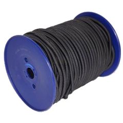 Polyester M.T  touw 4mm zwart per 100m