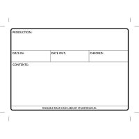 Flightcase Label 212 x 150 mm