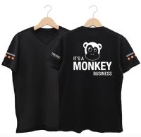 Fungear t-shirt met de tekst: It's a monkey business