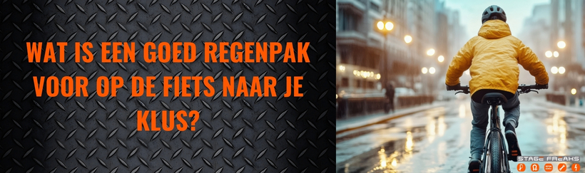 Wat is een goed regenpak voor op de fiets naar je klus?