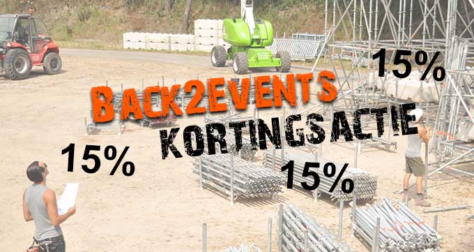 Back2Events met 15% korting