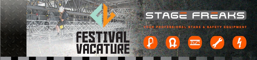 Stagefreaks & Festivalvacature ondersteunen samen de festivalprofessional