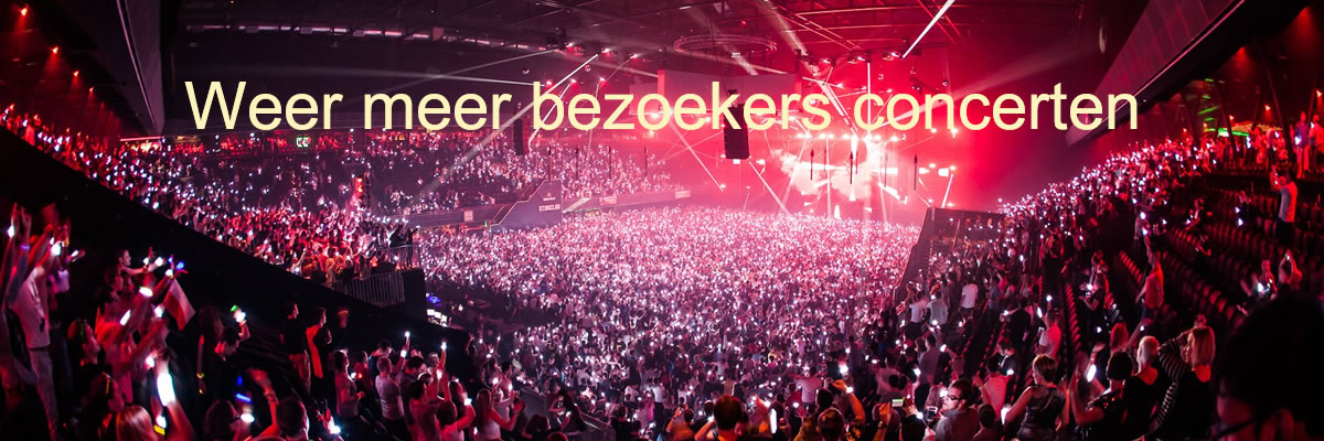 Weer meer bezoekers concerten 