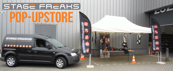 Stagefreaks gaat volle bak het land in! Stagefreaks Pop-Upstore